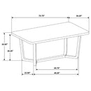 Biloxi 7 Pc Dining Set - NY Furniture Direct (NY)
