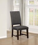 Twain Upholstered Side Chairs Warm Grey (Set of 2) - NY Furniture Direct (NY)