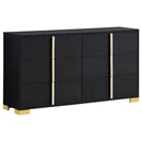 Marceline Bedroom Sets White & Black 4 & 5 Piece