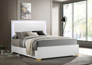 Marceline Beds White & Black Eastren King, Full, Twin, & Queen