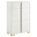 Marceline Bedroom Sets White & Black 4 & 5 Piece