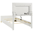 Marceline Beds White & Black Eastren King, Full, Twin, & Queen