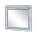 Gunnison Dresser Mirror with LED Lighting Silver Metallic - NY Furniture Direct (NY)