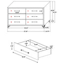 Lucia 4 Pc Bedroom Set