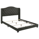 Sonoma Camel Back Eastern King Bed Grey - NY Furniture Direct (NY)
