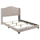 Sonoma Camel Back Full Bed Beige - NY Furniture Direct (NY)