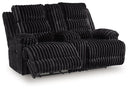 Rhine Falls Reclining Loveseat with Console