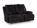 Rhine Falls Reclining Loveseat with Console
