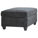 Mccord Upholstered Ottoman Dark Grey - NY Furniture Direct (NY)