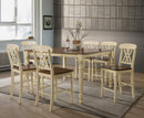 Dylan Buttermilk & Oak Counter Height Table - NY Furniture Direct (NY)