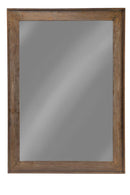 Odafin Rectangle Floor Mirror Distressed Brown - NY Furniture Direct (NY)
