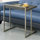 Dani Rectangular Snack Table with Metal Base - NY Furniture Direct (NY)
