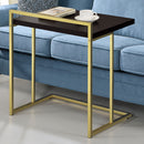 Dani Rectangular Snack Table with Metal Base - NY Furniture Direct (NY)