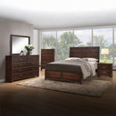 Oberreit Walnut Eastern King Bed - NY Furniture Direct (NY)