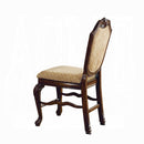 Chateau De Ville Fabric & Espresso Counter Height Chair - NY Furniture Direct (NY)