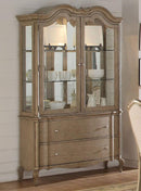 Acme Chelmsford Hutch and Buffet in Antique Taupe 66054 - NY Furniture Direct (NY)