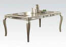 Acme Francesca Rectangular Dining Table in Champagne 62080 - NY Furniture Direct (NY)