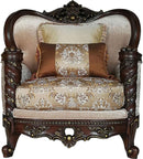 Acme Furniture Devayne Chair with 2 Pillows in Dark Walnut 50687 - NY Furniture Direct (NY)