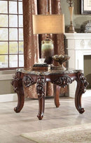 Acme Furniture Forsythia End Table in Marble/Walnut 83072 - NY Furniture Direct (NY)