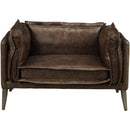 Acme Furniture Porchester Chair in Distress Chocolate 52482 - NY Furniture Direct (NY)
