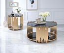 Acme Furniture Tanquin End Table in Gold/Black 84492 - NY Furniture Direct (NY)