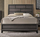Acme Furniture Valdemar King Panel Bed in Weathered Gray 27047EK - NY Furniture Direct (NY)
