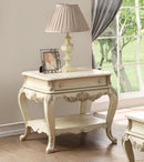 Acme Ragenardus End Table in Antique White 86022 - NY Furniture Direct (NY)