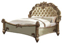 Acme Vendome Button Tufted Queen Bed in Gold Patina 23000Q - NY Furniture Direct (NY)