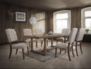 Bernard Weathered Oak Dining Table - NY Furniture Direct (NY)