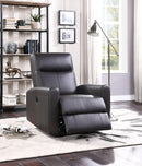 Blane Brown Top Grain Leather Match Recliner (Power Motion) - NY Furniture Direct (NY)