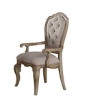 Chelmsford Beige Fabric & Antique Taupe Arm Chair - NY Furniture Direct (NY)