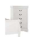 Louis Philippe White Chest - NY Furniture Direct (NY)