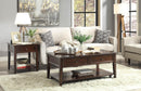 Malachi Walnut Coffee Table - NY Furniture Direct (NY)