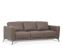 Malaga Taupe Leather Sofa - NY Furniture Direct (NY)
