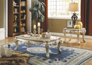 Ranita Marble & Champagne Coffee Table - NY Furniture Direct (NY)