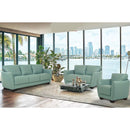 Valeria Watery Leather 3-Piece Living Room Set - NY Furniture Direct (NY)