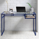 Yasin Blue & Glass Desk - NY Furniture Direct (NY)