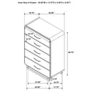 Amsbury 5 Pc Bedroom Set - NY Furniture Direct (NY)
