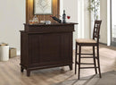 Gabriel Upholstered Counter Height Stools Cappuccino and Beige (Set of 2) - NY Furniture Direct (NY)