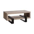 Dinard Coffee Table with Shelf Grey Driftwood - NY Furniture Direct (NY)
