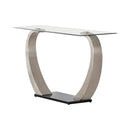 Pruitt Rectangular Sofa Table Satin - NY Furniture Direct (NY)