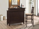 Gabriel Upholstered Counter Height Stools Cappuccino and Beige (Set of 2) - NY Furniture Direct (NY)