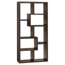Theo 10-shelf Bookcase Cappuccino - NY Furniture Direct (NY)
