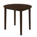 Bucknell 3-piece Dining Set with Drop Leaf Cappuccino and Tan - NY Furniture Direct (NY)