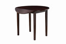 Bucknell 3-piece Dining Set with Drop Leaf Cappuccino and Tan - NY Furniture Direct (NY)