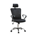 Stark Mesh Back Office Chair Black and Chrome - NY Furniture Direct (NY)