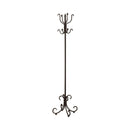 Kiefer Coat Rack with 12 Hooks Black - NY Furniture Direct (NY)