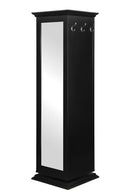 Robinsons Swivel Accent Cabinet with Cork Board Black - NY Furniture Direct (NY)