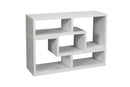 Velma Convertible TV Console and Bookcase White - NY Furniture Direct (NY)