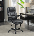 Nerris Adjustable Height Office Chair with Padded Arm Grey and Black - NY Furniture Direct (NY)